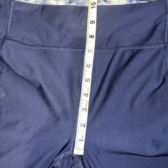 Under Armour Compression Alpha Heat Gear Tie Dye Capri Size Medium Blue/White - Picture 10 of 11